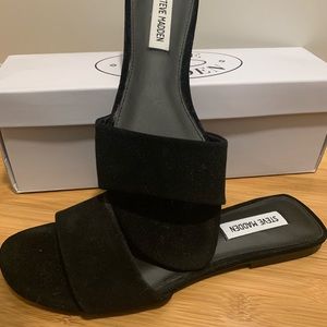 Black Steve Madden BEV Sandals